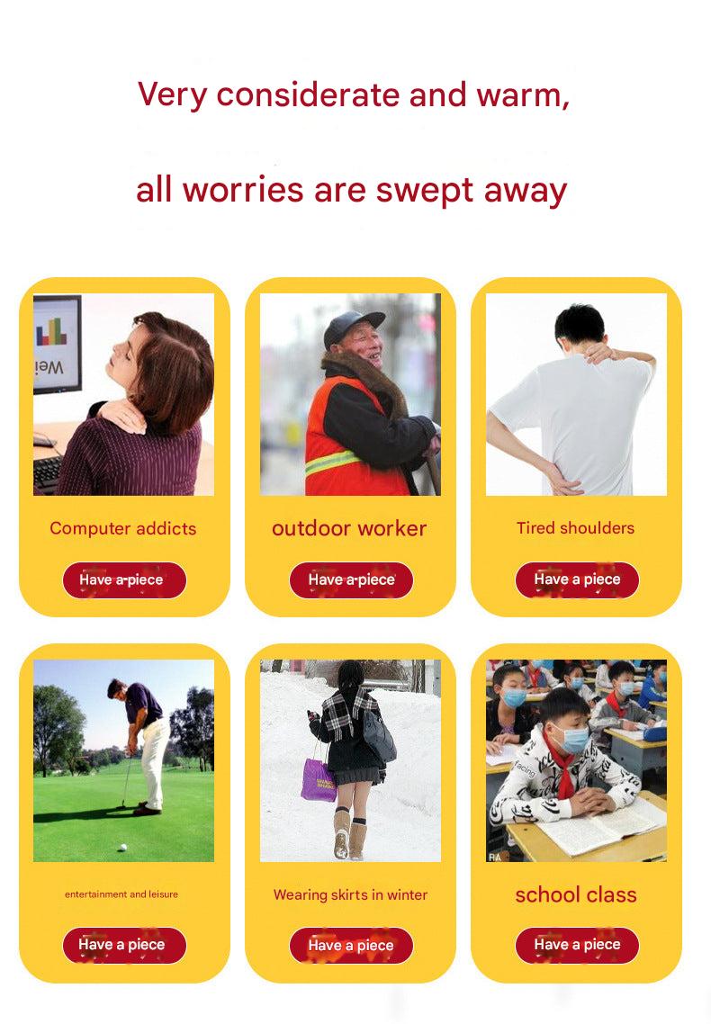 Self-heating body warmer application