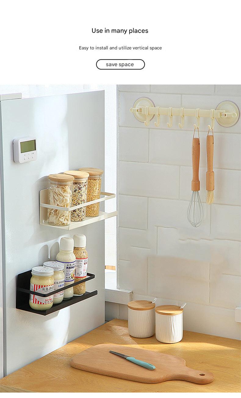 White carbon steel kitchen organizer