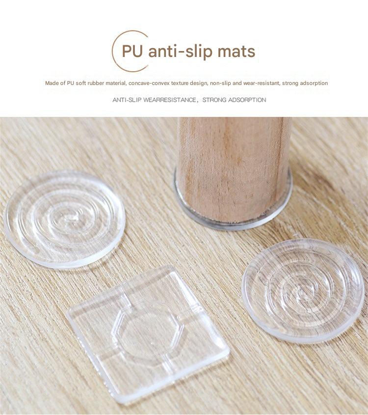 Clear Silicone Furniture Leg Pads - Image 1