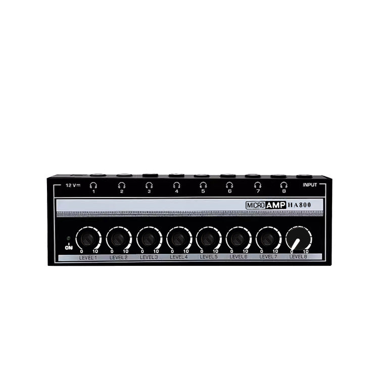 4-channel headphone amplifier front view