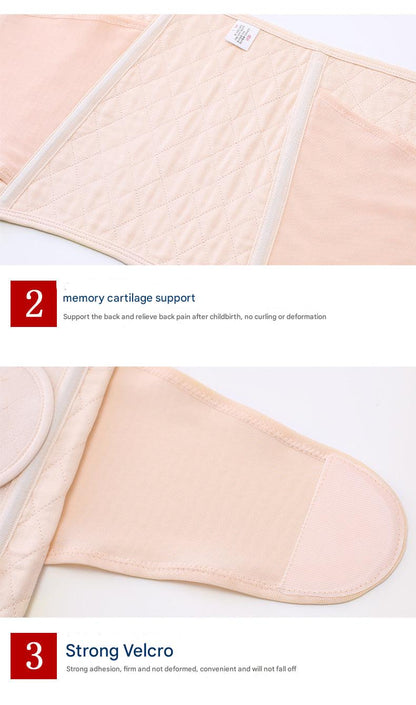 Postpartum belly support wrap in nude color