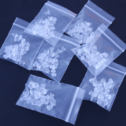 Pack of silicone ear plugs for noise isolation