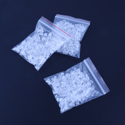 Pack of silicone ear plugs for noise isolation
