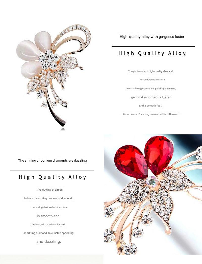 Close-up of floral design brooch image 3