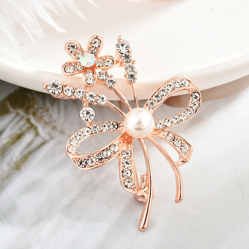 Stylish brooch displayed on a blouse image 6