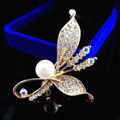 Stylish brooch displayed on a blouse image 6