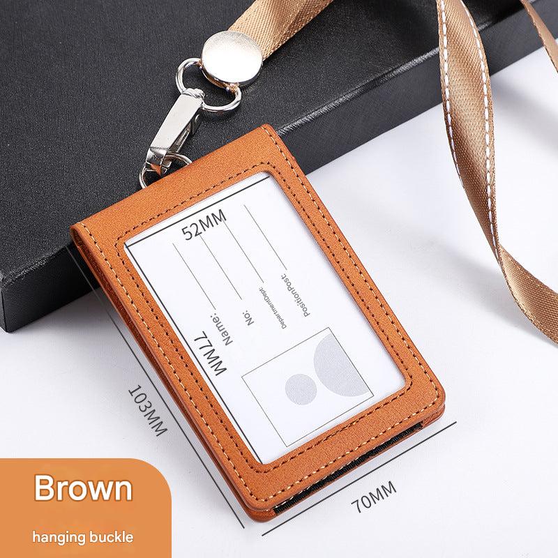 Durable materials of synthetic leather ID holder