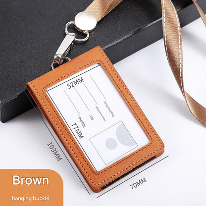 Durable materials of synthetic leather ID holder