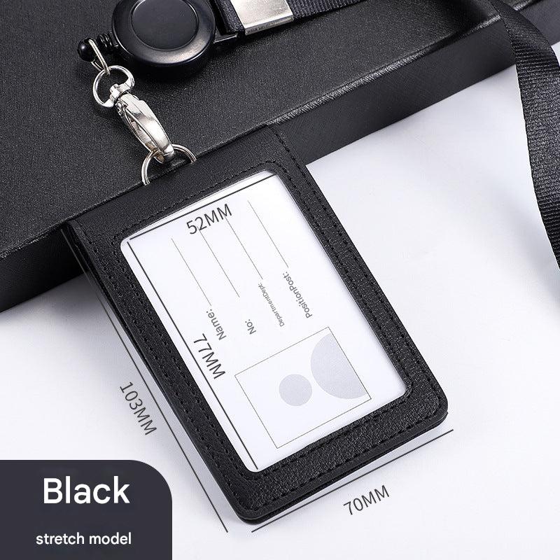 Durable materials of synthetic leather ID holder