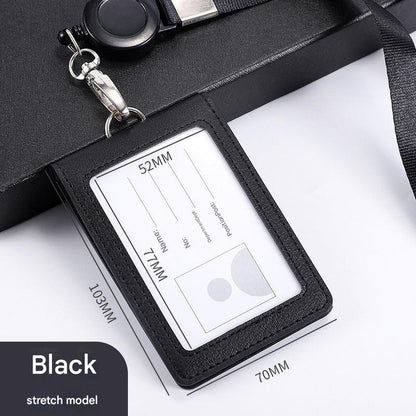 Durable materials of synthetic leather ID holder