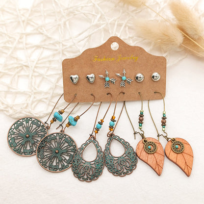 Lightweight Alloy Earrings Set