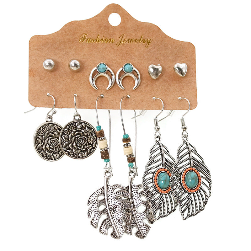 Unique Leaf and Feather Design Jewelry