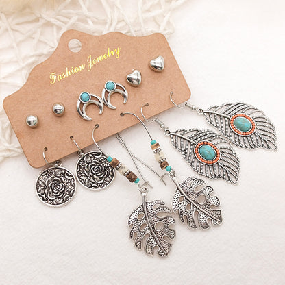 Lightweight Alloy Earrings Set