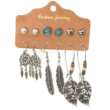 Lightweight Alloy Earrings Set