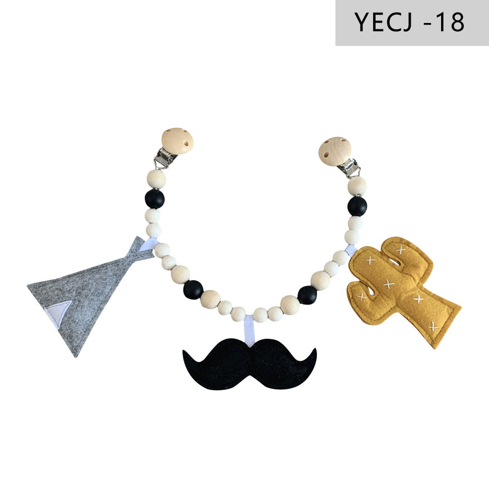 Pacific clip for babies with teething toy