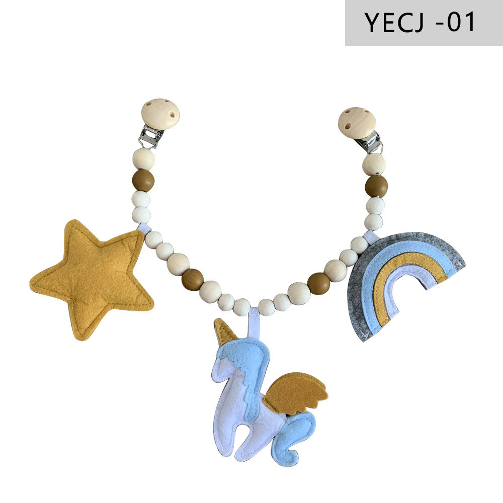 Pacific clip for babies with teething toy
