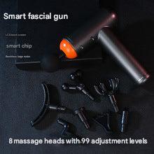 Image of the massage gun in a stylish carrying case