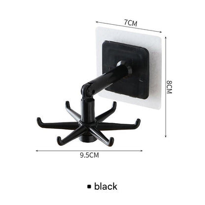 Bathroom hook holding accessories