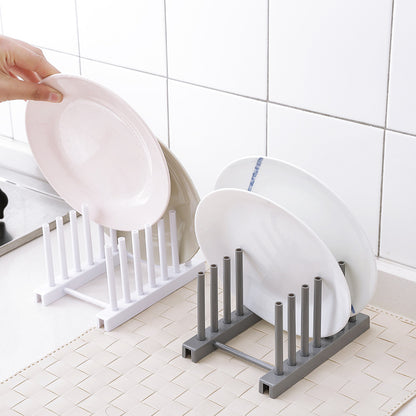 Plastic Utensil Rack Close-up Image 4