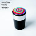 Black with Rainbow Pattern Flip Lid (Pack of 1)