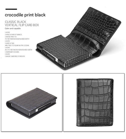 Durable aluminum wallet with RFID protection