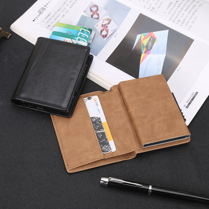 Compact aluminum wallet in various colors