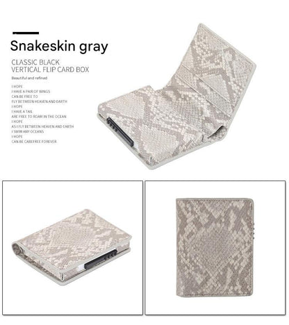 Durable aluminum wallet with RFID protection