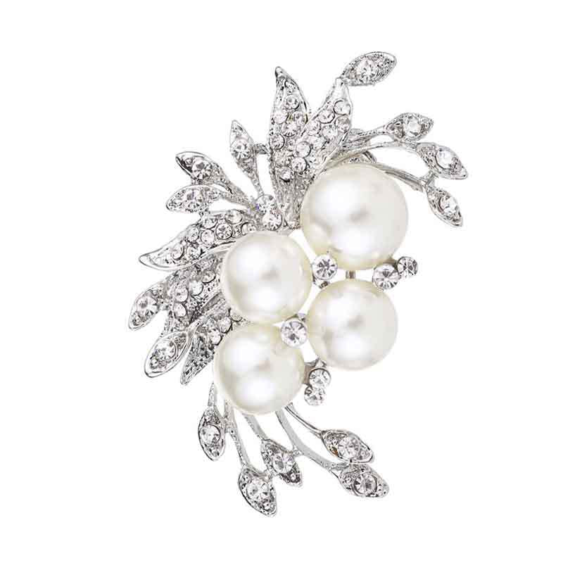 Floral Design Brooch for Women - Image 3