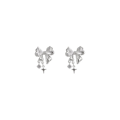Stylish bowknot earrings image 4