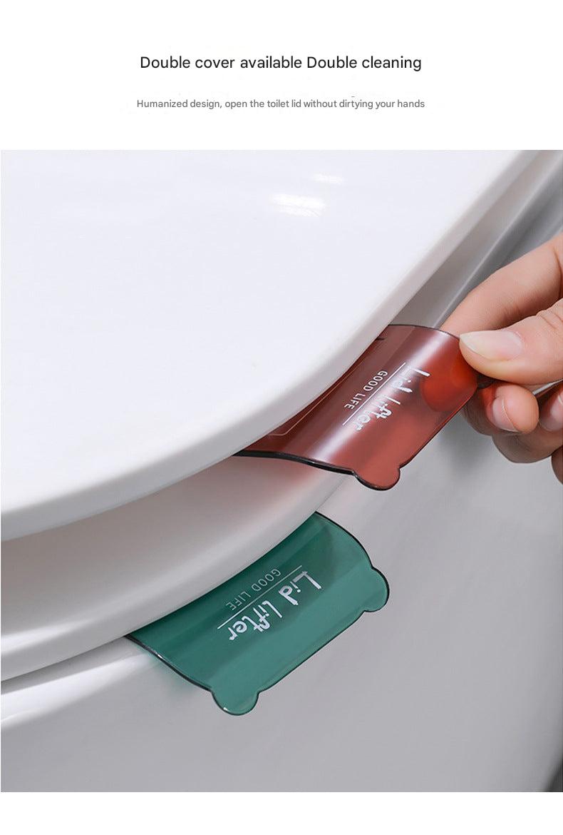 Toilet Lid Lifter in Transparent White