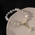 White Irregular Pearl Bracelet