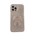 Quicksand Space Shell Pearl White Bow