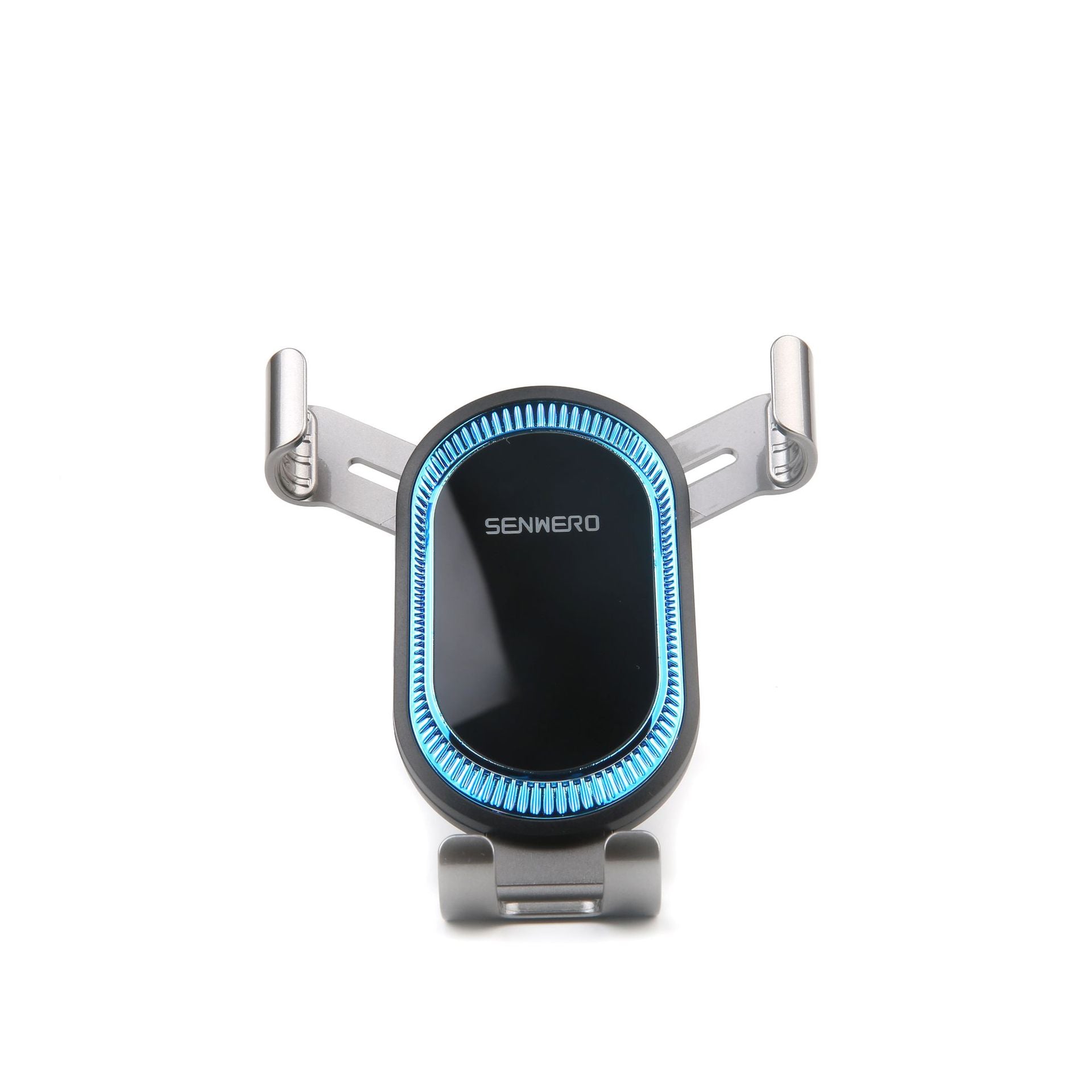 Close-up of adjustable car phone holder