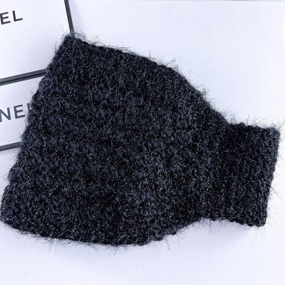 Knitted ear warmer khaki