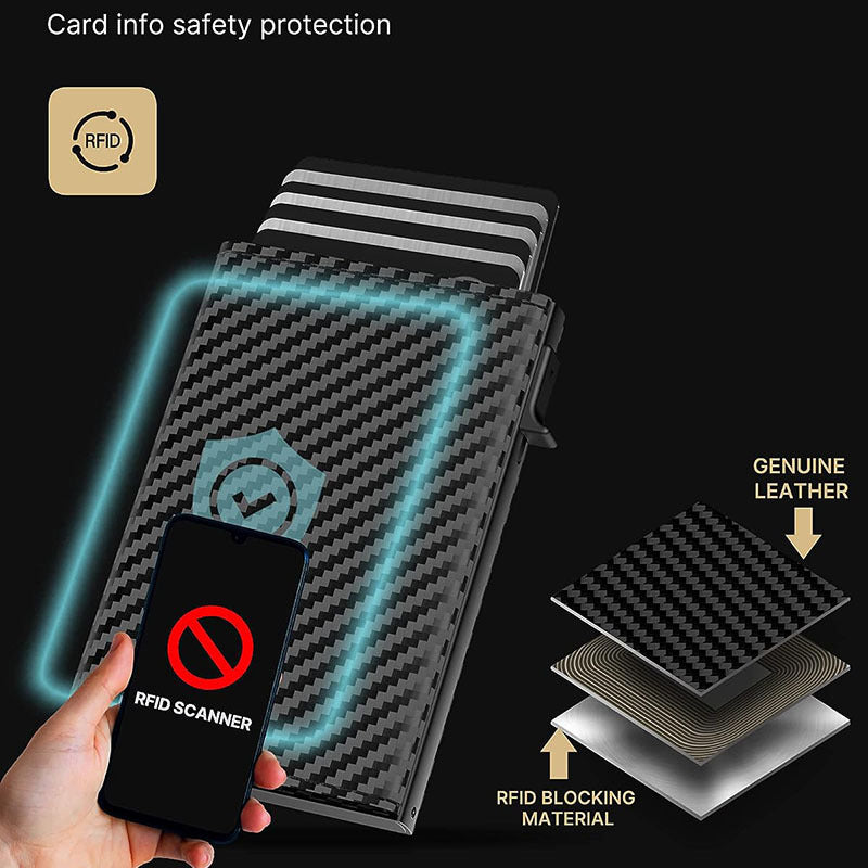 Trifold wallet open view image 2