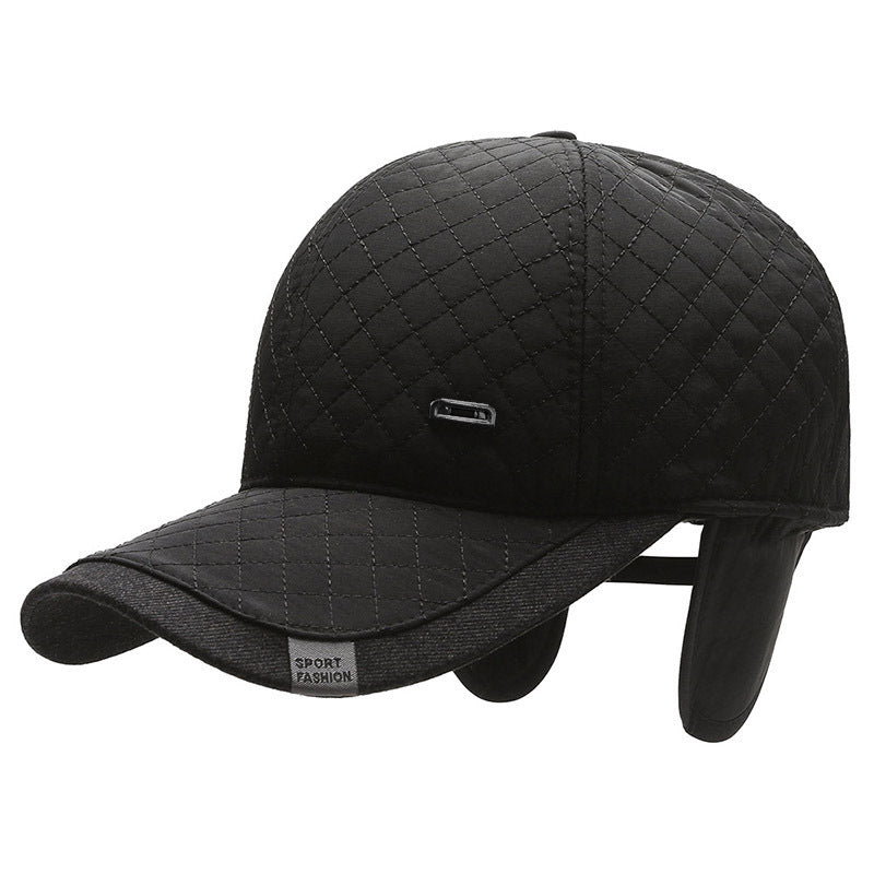 Men's winter baseball cap on model