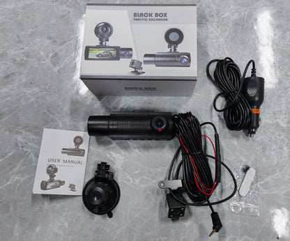 First image of HD 1080P car dash cam showing front view