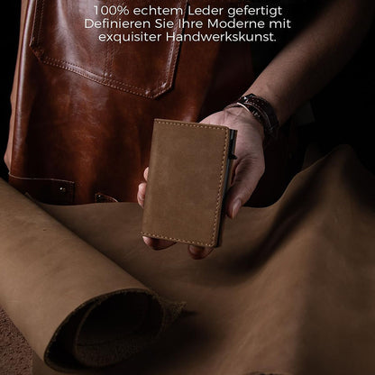 Tri-fold ultra-thin wallet for men