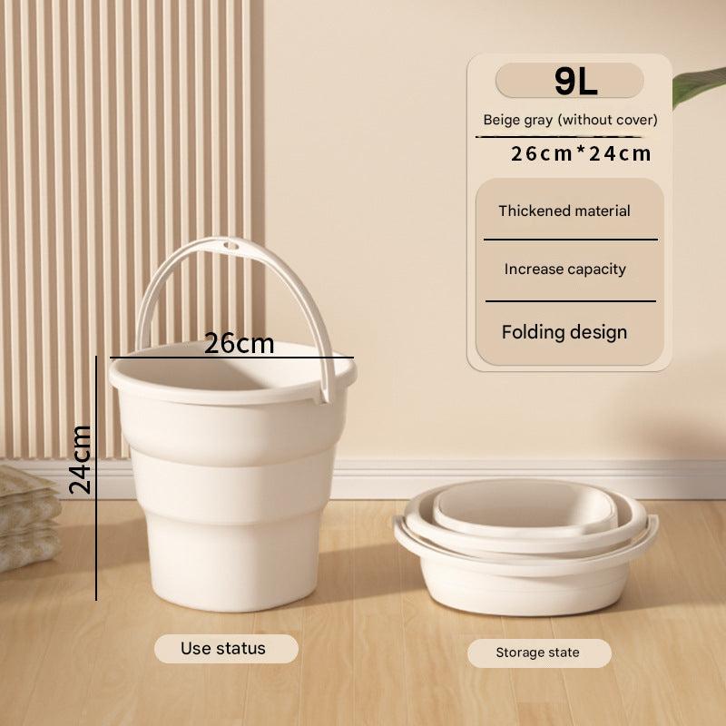 Easy to store foldable bucket