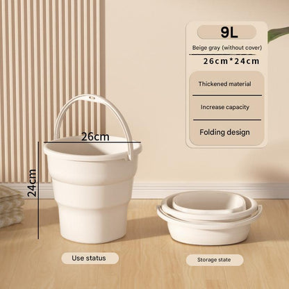 Easy to store foldable bucket