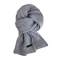 Couple's Fabric Label Scarf [Gray]