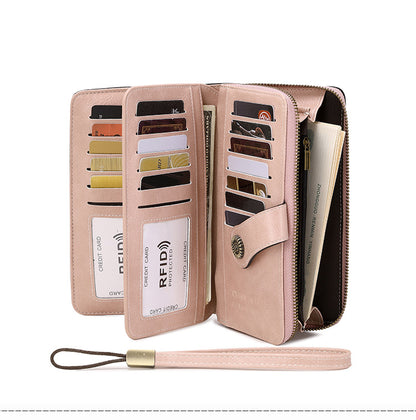 fashionable women's wallet in brown