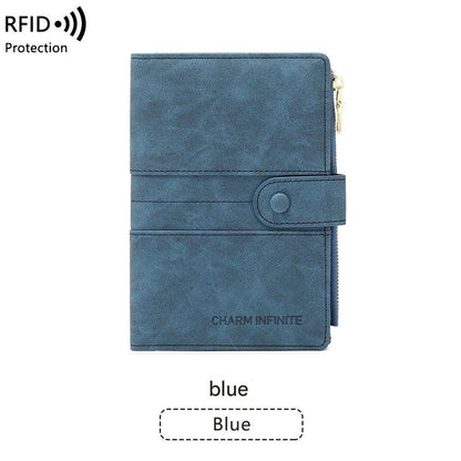 Travel documents organized in passport holder