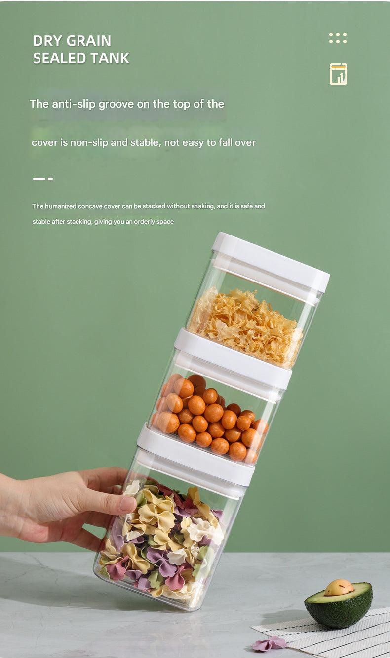 Modern spice storage jar in kitchen