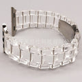 42/44/45/49mm resin strap-Glacier fully transparent (Pack of 1)