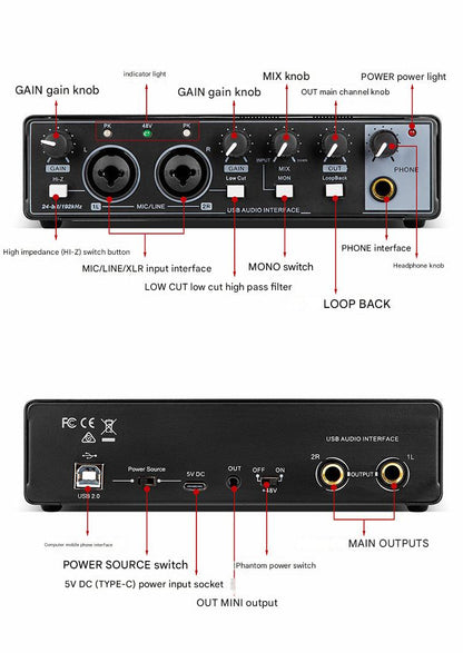 USB audio interface image 2