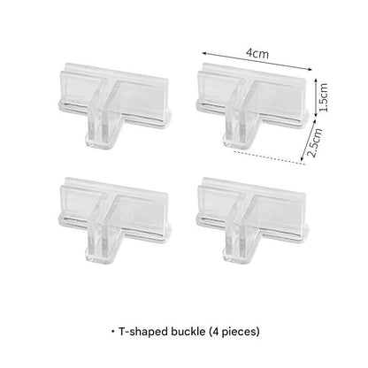 Transparent drawer organizer dividers for socks