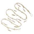 Bead String Photo Storage Option A with One String of Wooden Beads (Includes 12 Clips)