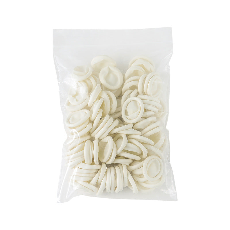 Disposable latex finger cots for beauty