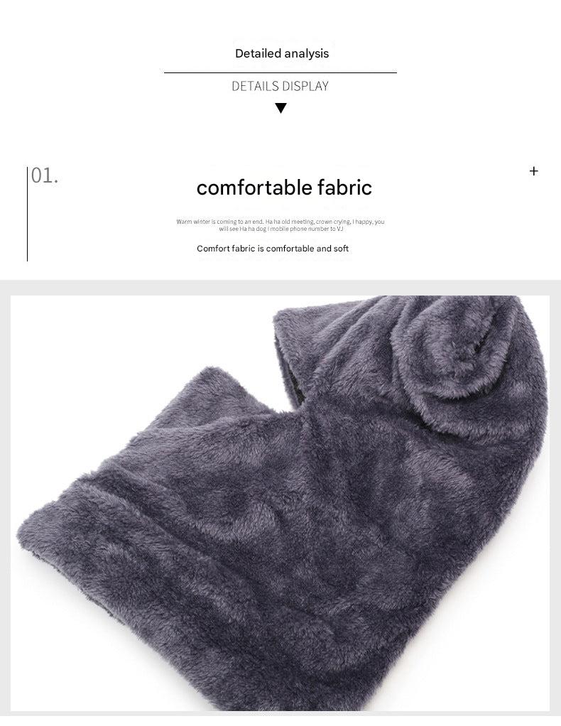 Men's warm beanie hat with ear protection